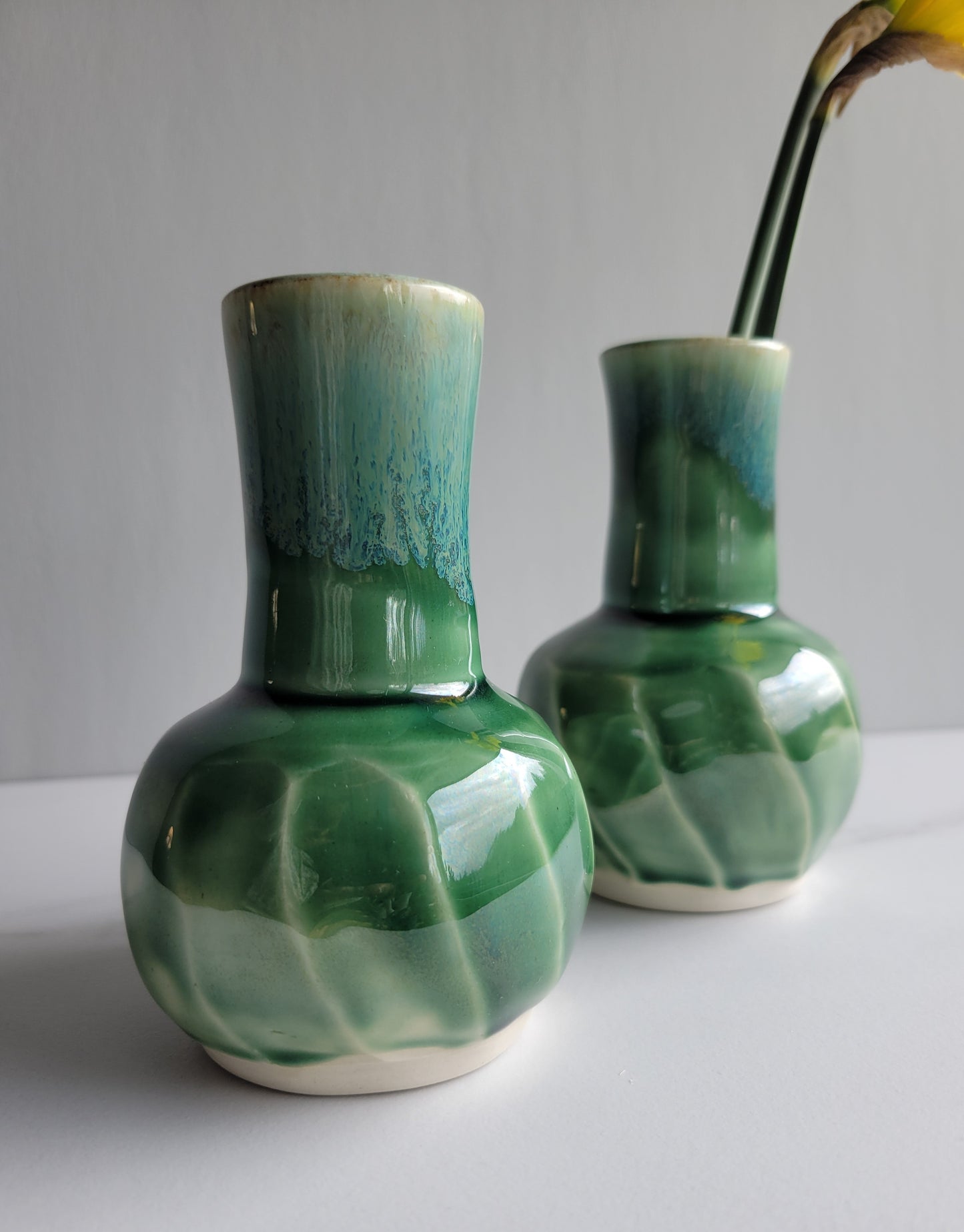 Jade Green Bud Vase