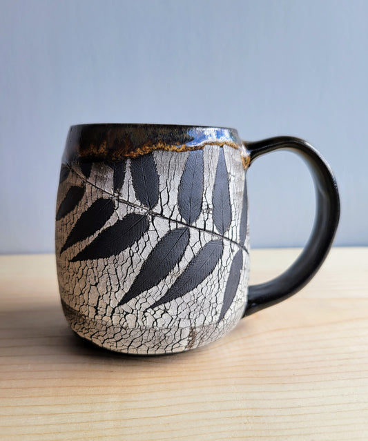 14 oz. Cracked Fern Mug