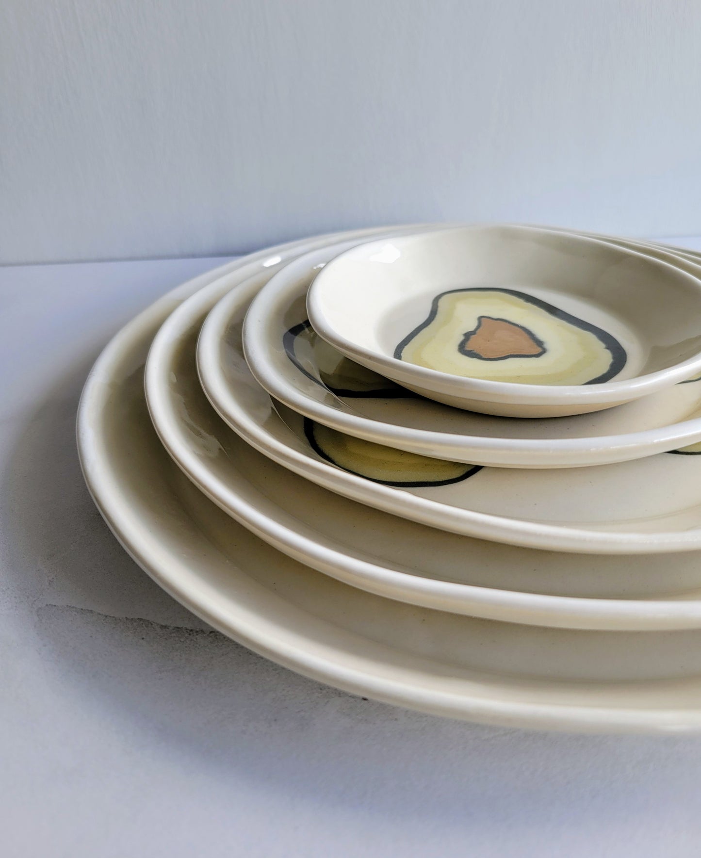 Porcelain Avocado Plate