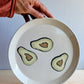 Porcelain Avocado Plate