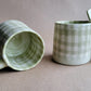Plaid Nerikomi Espresso Mug