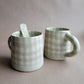 Plaid Nerikomi Espresso Mug