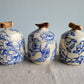 Speckled Treasure Box Blue Floral