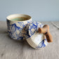 Speckled Treasure Box Blue Floral