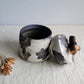 Black Clay Treasure Box Poppies