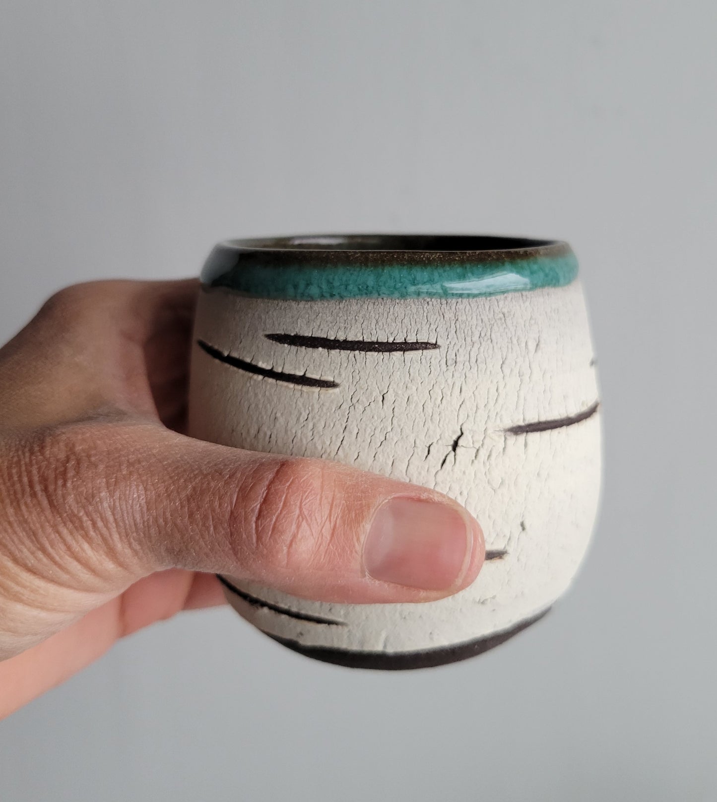 Birch Bark Tea Cup