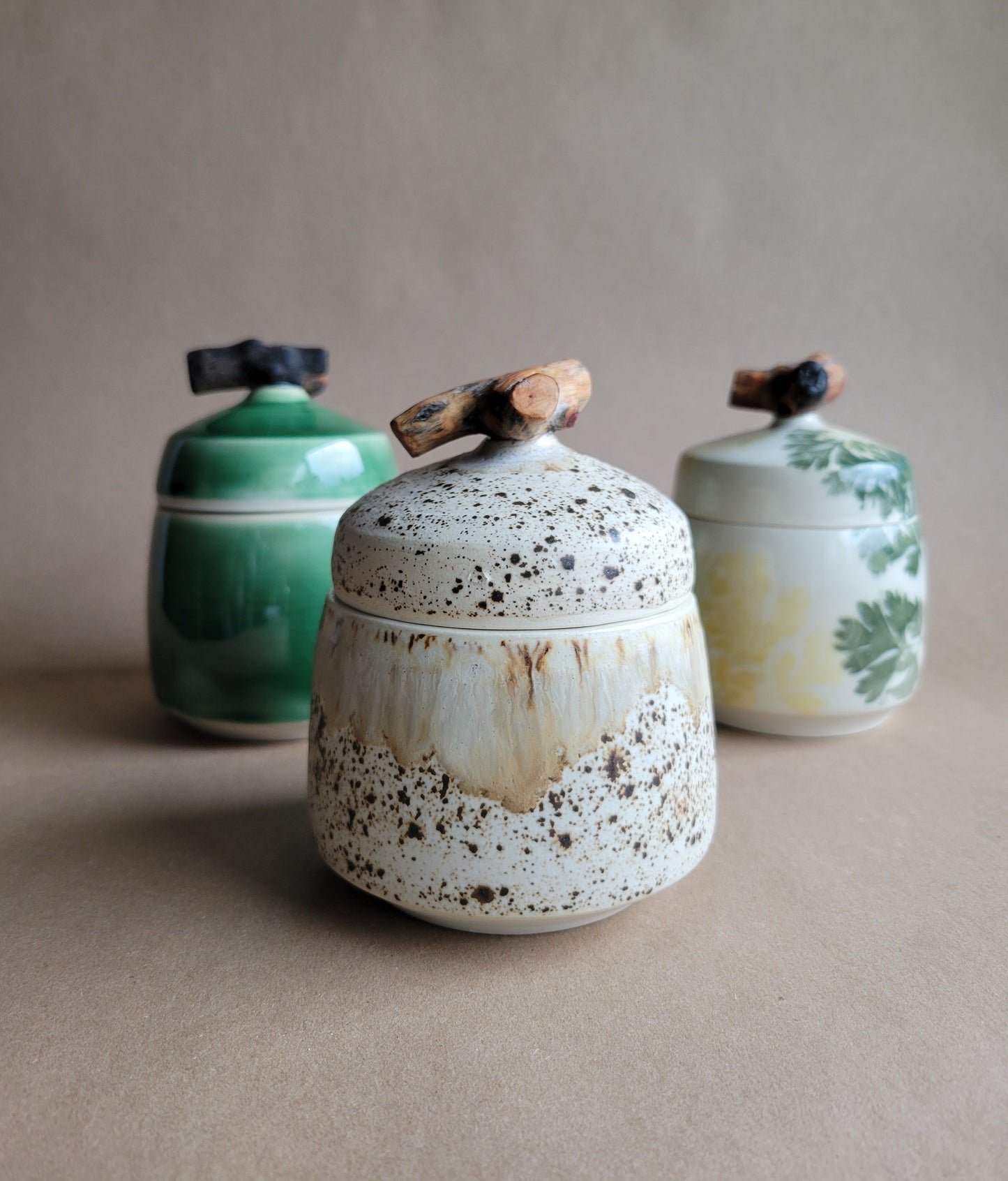 Speckled Treasure Box Winter Wood