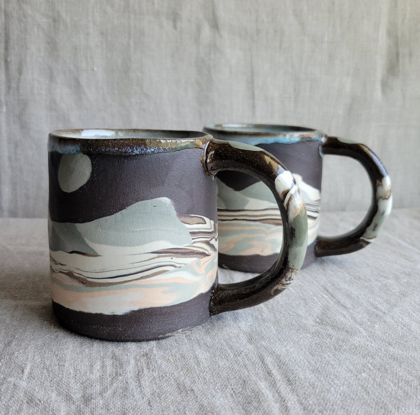 Nerikomi Mountain Mug