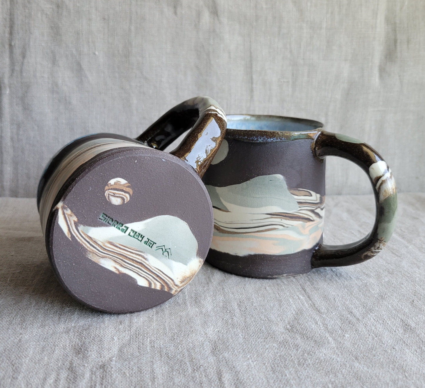 Nerikomi Mountain Mug