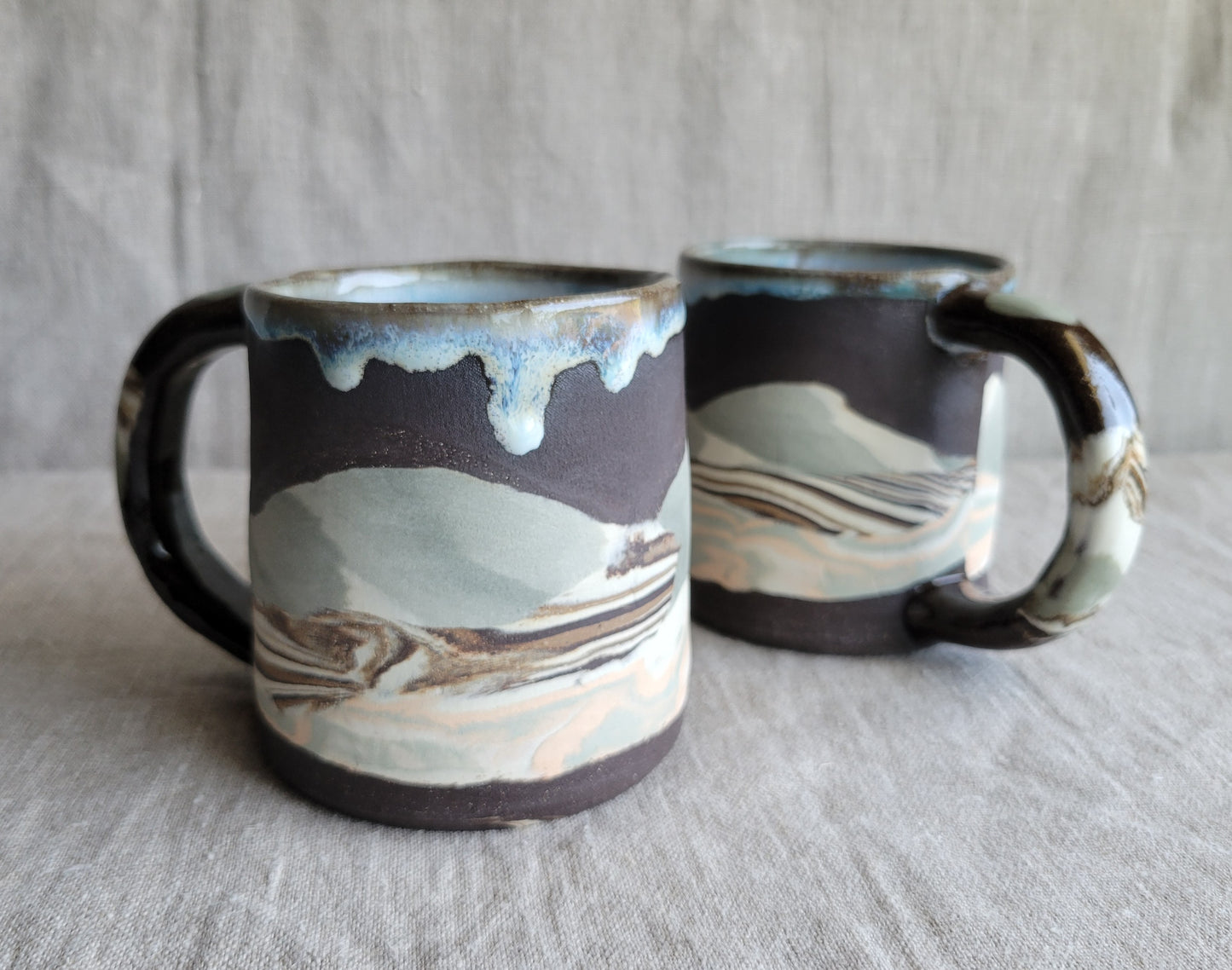Nerikomi Mountain Mug