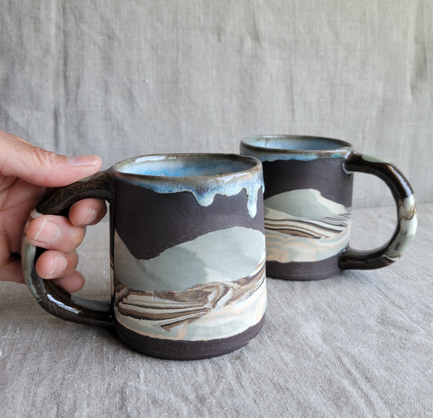 Nerikomi Mountain Mug