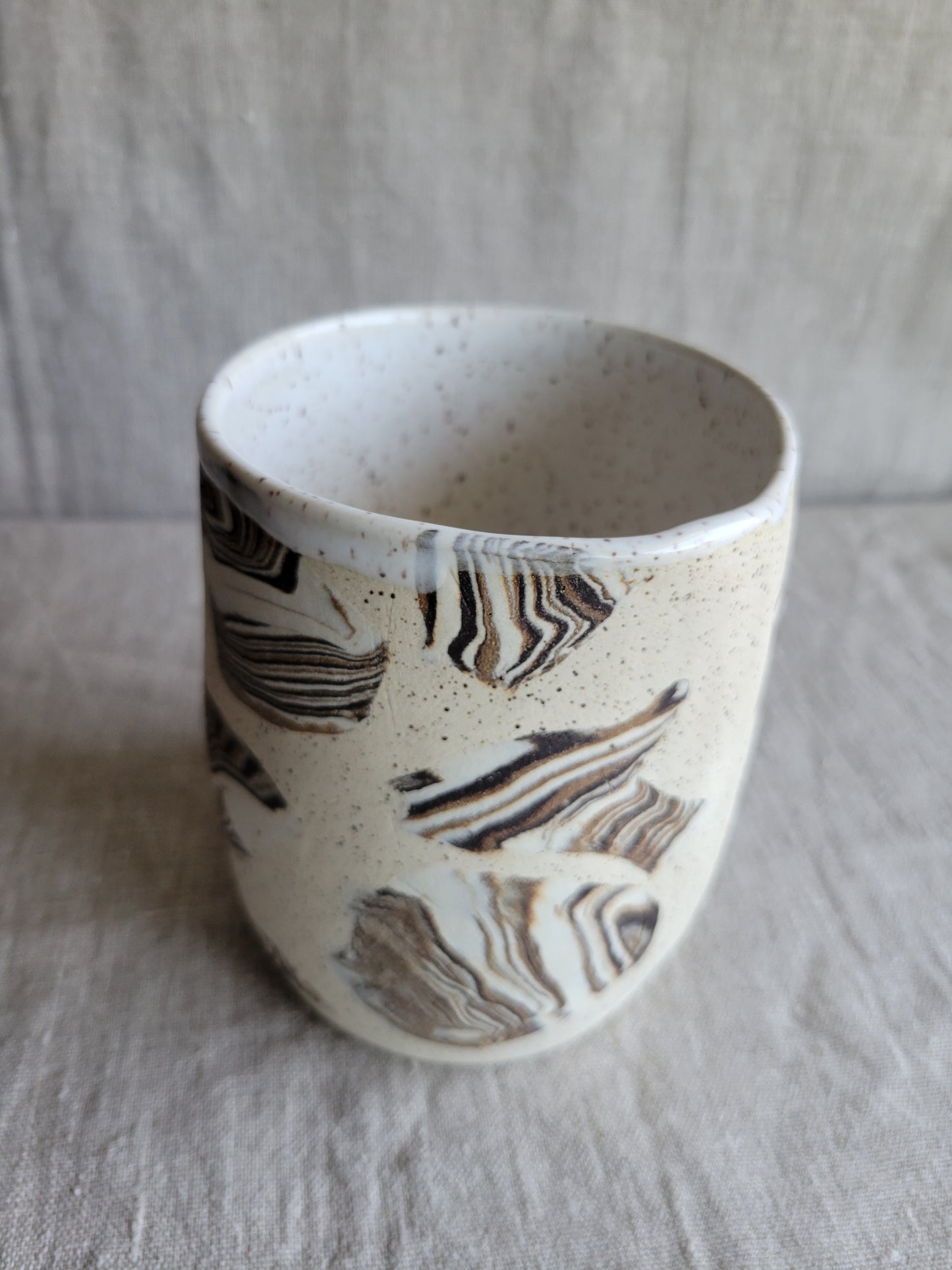 Nerikomi Utensil Holder