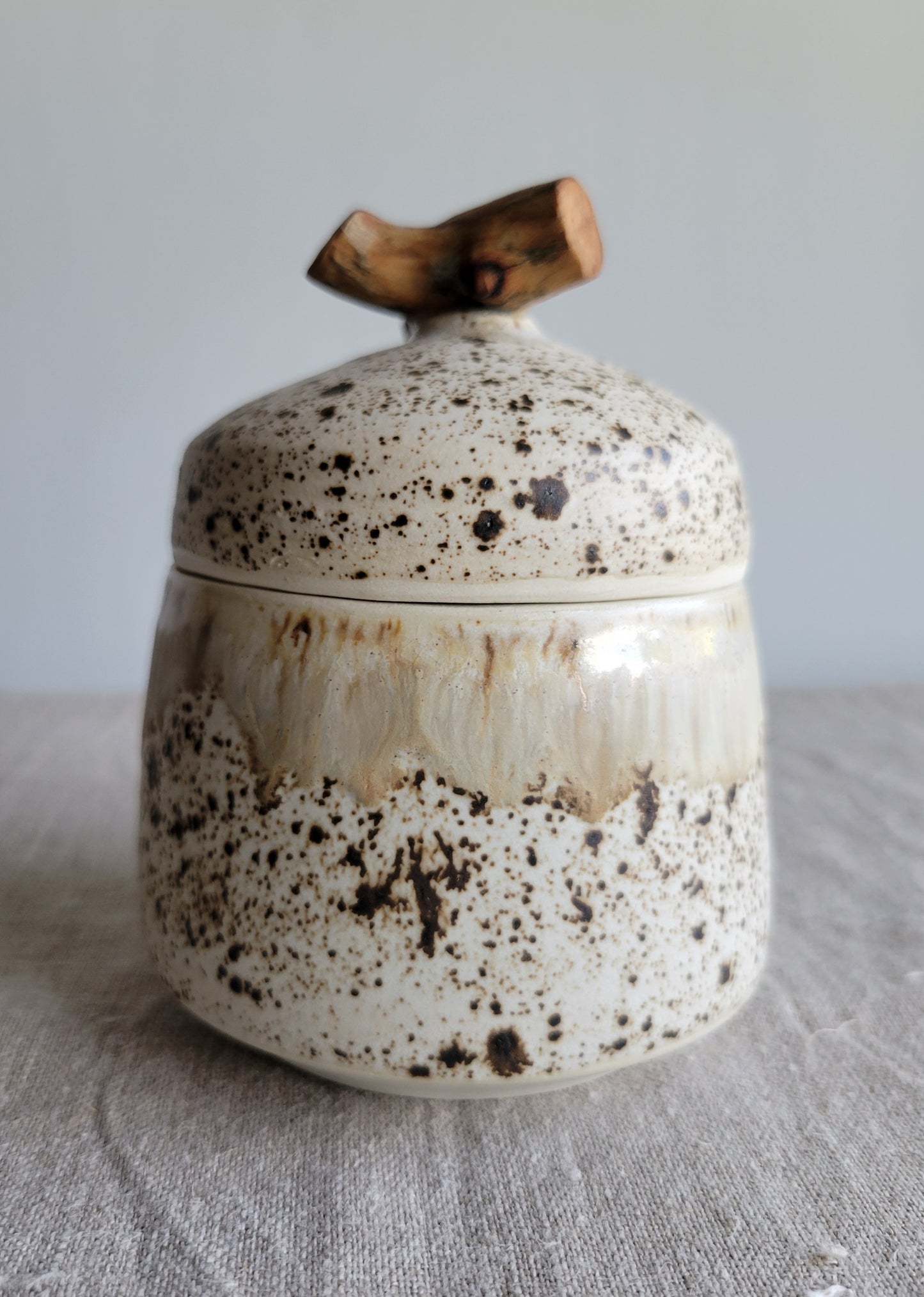 Speckled Treasure Box Winter Wood