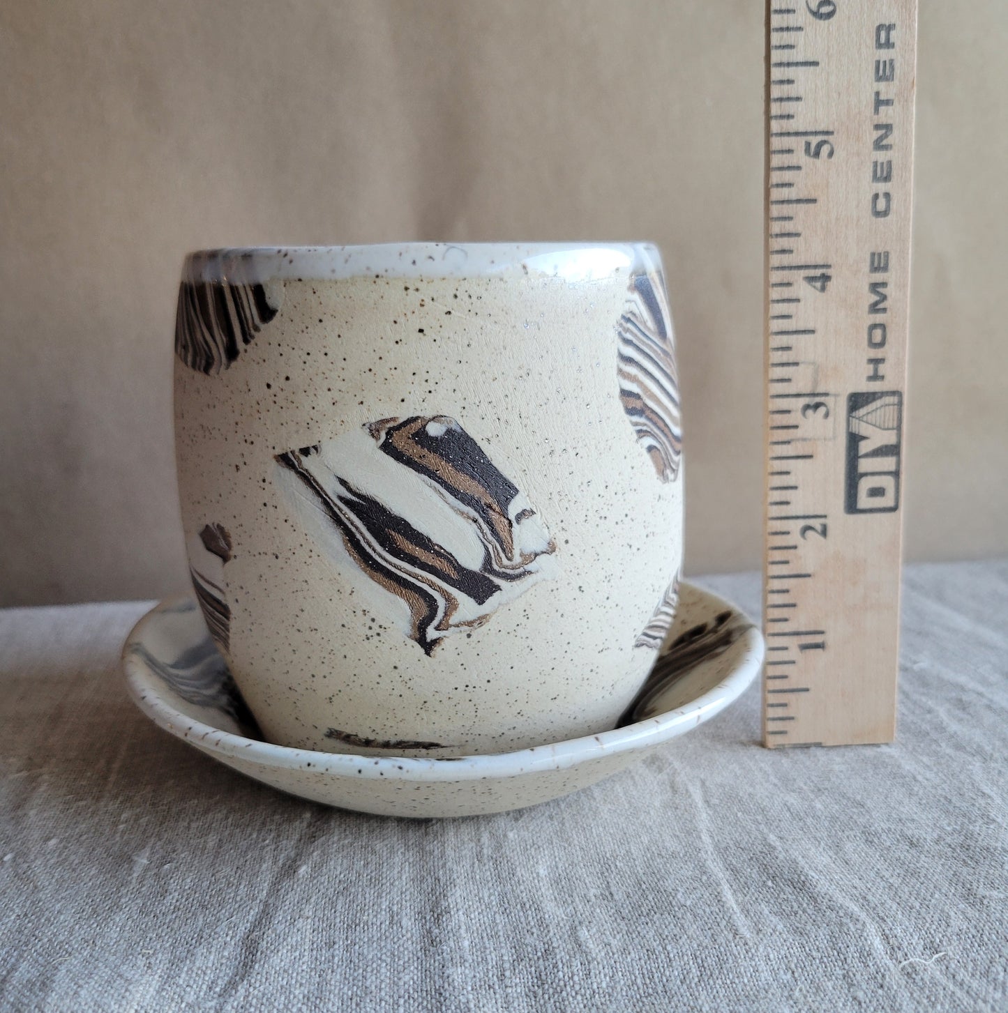 4" Nerikomi Planter