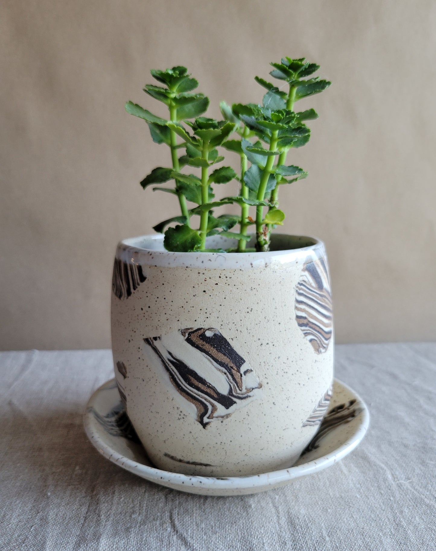 4" Nerikomi Planter