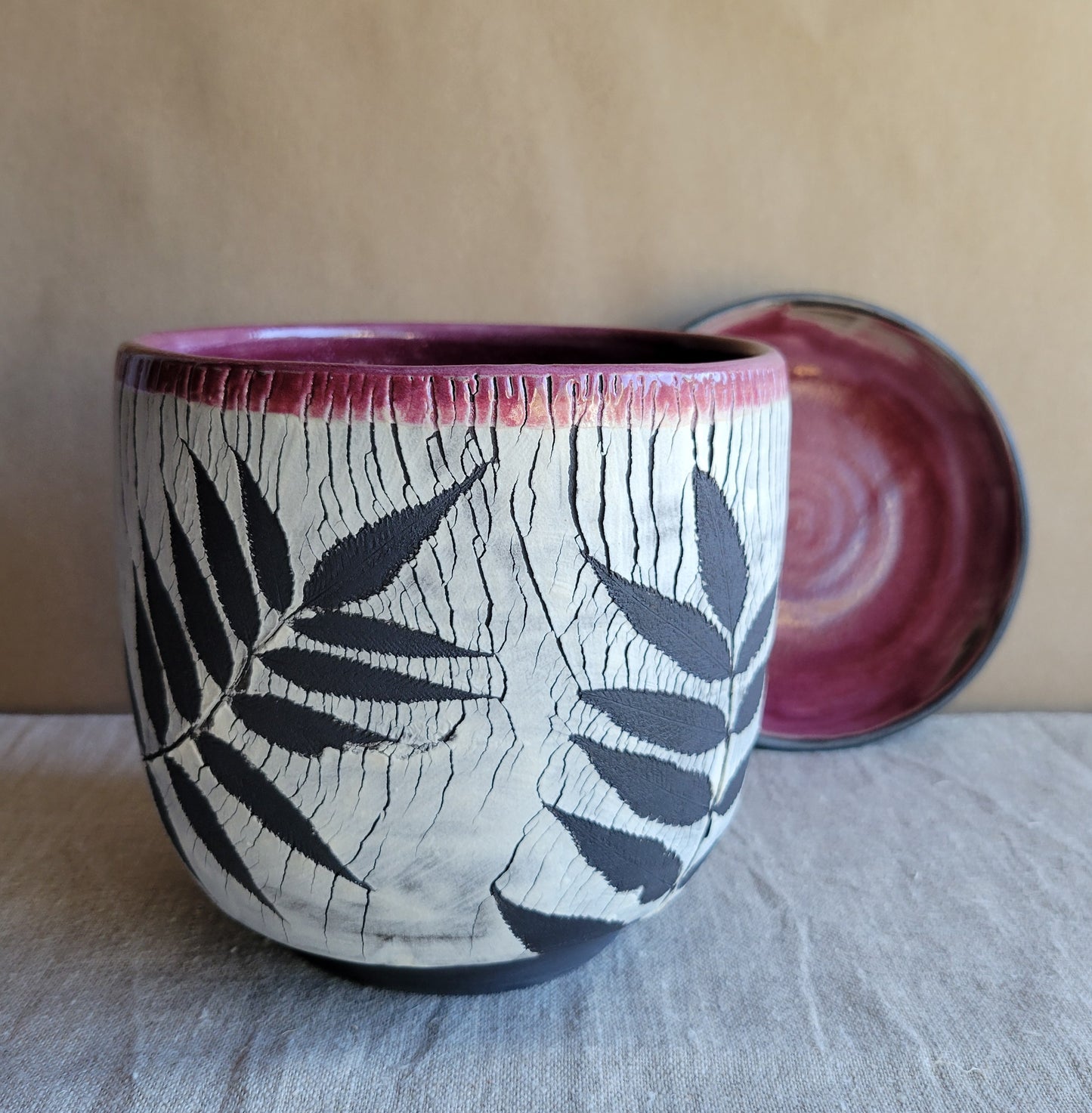 6" Cracked Fern Planter