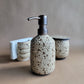 Black Clay Soap Dispenser Birch