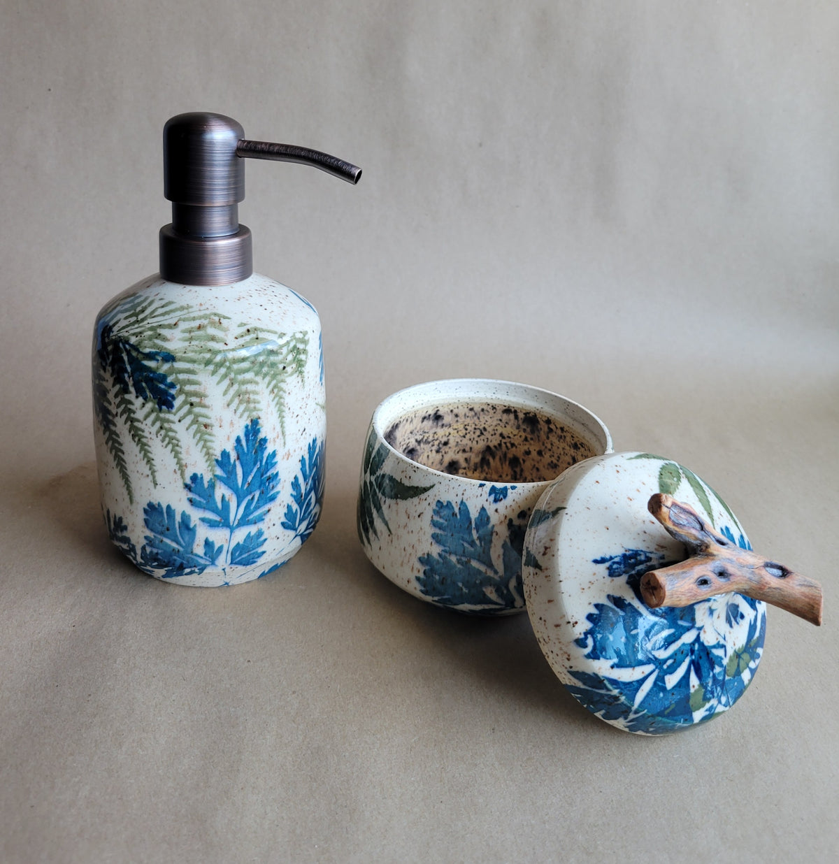 Tahoe Ferns Soap Dispenser