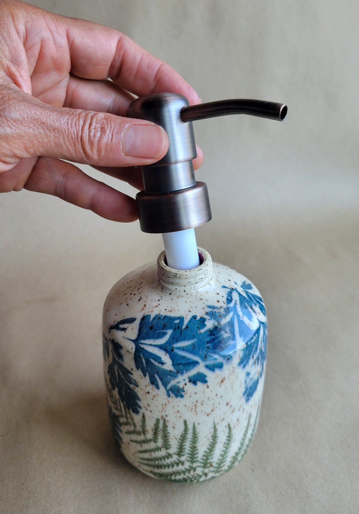 Tahoe Ferns Soap Dispenser