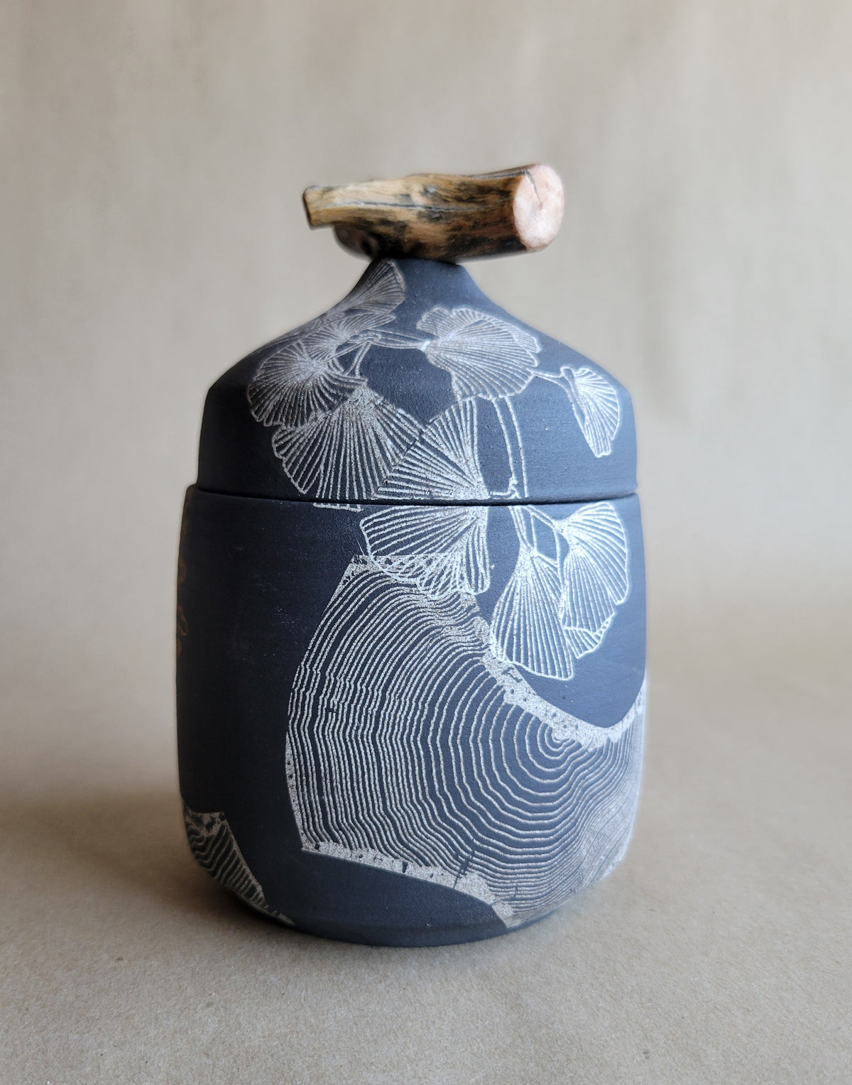 Black Clay Treasure Box Woodland Designs