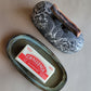 Black Clay Butter Dish with Manzanita Handle